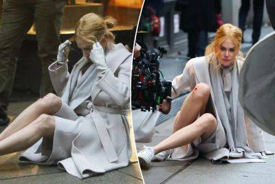 Nicole Kidman takes bloody tumble on ‘Babygirl’ set in new photos - nypost.com - Australia - New York - Florida - county Harris - city Naples, state Florida - city Dickinson, county Harris - county Dickinson