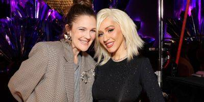 Drew Barrymore & Christina Aguilera Bond Over Being Mile High Club Members - 'It Feels Different' - www.justjared.com