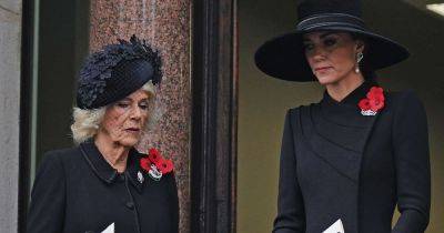 Kate Middleton's 'concerned' gesture to tense Queen Camilla at royal service - www.dailyrecord.co.uk