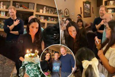 Prince Harry, Meghan Markle sing Happy Birthday in surprise visit to family of Uvalde school shooting victim - nypost.com - city Austin