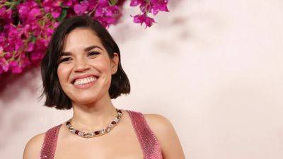 America Ferrera Is Oscar Nominee Barbie in Shimmering Pink Perfection - www.glamour.com
