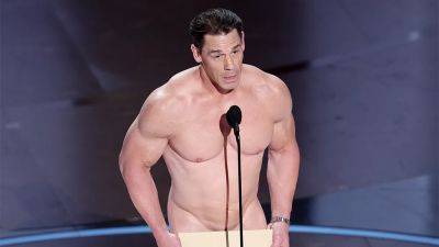 John Cena Goes Nude on the Oscars Stage in Nod to Infamous Academy Award Streaker, Quips: ‘The Male Body Is Not a Joke!’ - variety.com - Taylor