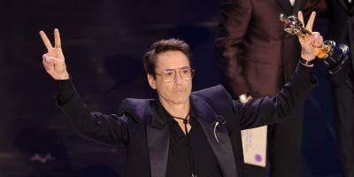 Robert Downey, Jr. Wins Best Supporting Actor at Oscars 2024! - www.justjared.com - Hollywood