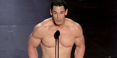 John Cena Goes Naked on Oscars 2024 Stage for Failed 'Streaker' Bit (Photos & Video) - www.justjared.com - Hollywood