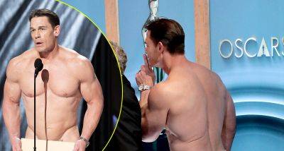 John Cena's Backstage Photos at Oscars 2024 Reveal What He Was Actually Wearing Behind Envelope - www.justjared.com - Hollywood