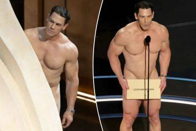 John Cena reveals what he was really wearing during naked Oscars 2024 skit - nypost.com - Taylor