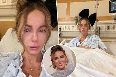 Kate Beckinsale reveals she’s been hospitalized, shares tearful photos - nypost.com - Britain