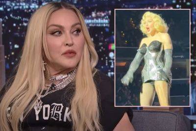Madonna Awkwardly Asks Fan In Wheelchair Why They're Sitting Down During Concert - perezhilton.com - Britain - Los Angeles