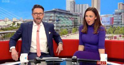 BBC Breakfast's Jon Jay disses Morning Live presenter as Sally Nugent left gobsmacked - www.ok.co.uk - London