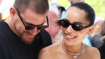 Zoë Kravitz Flashed Her Whopper of an Engagement Ring While Out With Fiancé Channing Tatum - www.glamour.com - city Tinseltown