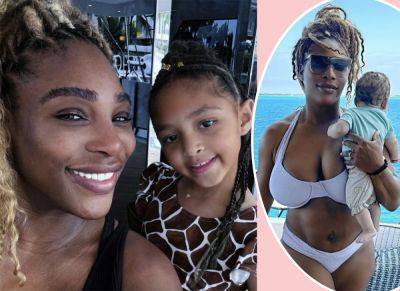 Serena Williams Shares Heartwarming Pic Of Daughter Olympia Caring For Her Younger Sister! Look! - perezhilton.com