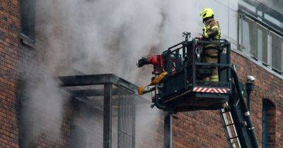Edinburgh high-rise inferno finally extinguished as crews evacuate 100 residents - www.dailyrecord.co.uk - Scotland - county Graham