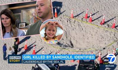 Parents Of 7-Year-Old Who Died After Being Trapped In Beach Sinkhole Speak About The Devastating Tragedy - perezhilton.com - Texas - Florida - Indiana