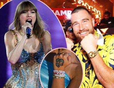 Aww! Watch Travis Kelce Exchange Friendship Bracelets With Taylor Swift Fans At Eras Tour Concert! - perezhilton.com - Las Vegas - Singapore - city Singapore - Kansas City