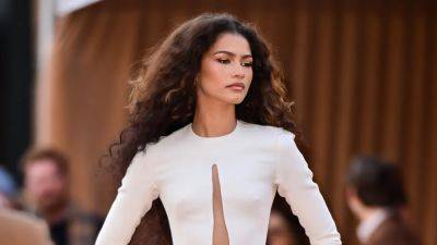 Zendaya Says Goodbye to Dune Style, Hello to Tenniscore in a Plunging V-Neck Sweater and Shorts - www.glamour.com
