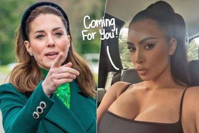 Kim Kardashian Jokes About Going To ‘Find’ Princess Catherine -- & Fans Are Mixed! - perezhilton.com