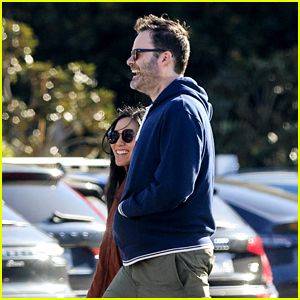 Bill Hader & Ali Wong Are All Smiles During Outing in Brentwood - www.justjared.com - Los Angeles