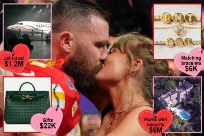 The high cost of Travis Kelce dating Taylor Swift: More than $8M spent on planes, gifts, a new home & more - nypost.com - USA - Taylor - county Swift - Singapore - Kansas City