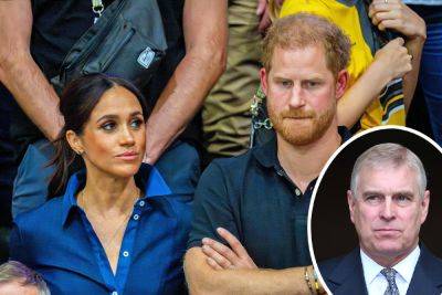 Prince Harry & Meghan Markle's Bios Demoted To Bottom Of Royal Website -- BELOW Prince Andrew! Oof! - perezhilton.com - Britain