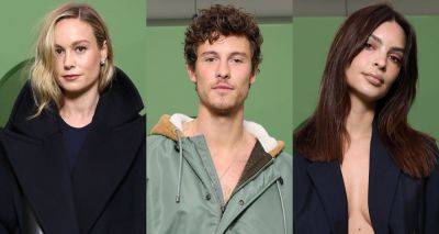 Shawn Mendes Joins Brie Larson, Emily Ratajkowski & More Stars at Loewe Fashion Show in Paris! - www.justjared.com - France