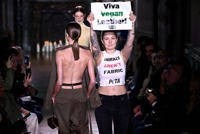 Victoria Beckham’s Paris Fashion Show Disrupted By PETA Activists, Protesting Designer’s Use Of Leather - deadline.com - Brazil - London - New York