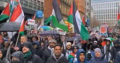Hundreds gather in Manchester city centre for latest pro-Palestine demonstration - www.manchestereveningnews.co.uk - Israel - Palestine