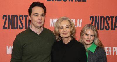 Jessica Lange & Co-Stars Jim Parsons & Celia Keenan-Bolger Promote Their New Broadway Show 'Mother Play' - www.justjared.com - New York