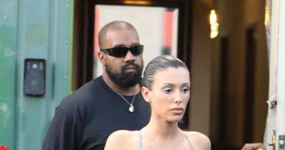 Kanye West's wife Bianca Censori channels Kim Kardashian as she models silver bikini - www.ok.co.uk - Australia