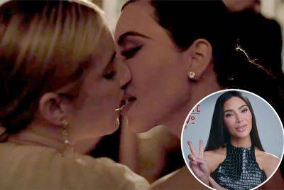Kim Kardashian kisses Emma Roberts in new ‘American Horror Story: Delicate Part 2’ trailer - nypost.com - USA - county Story - county Roberts