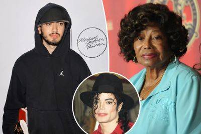 Michael Jackson’s son Blanket in legal battle with grandmother Katherine over estate funds - nypost.com - Los Angeles