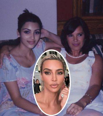 Kim Kardashian Mourns The Death Of Her Aunt Karen Houghton -- See The Tribute - perezhilton.com