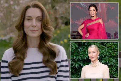 Gwyneth Paltrow, Catherine Zeta-Jones, Olivia Munn react to Kate Middleton’s cancer news: ‘The world is with you’ - nypost.com - Britain - Chicago - county Love