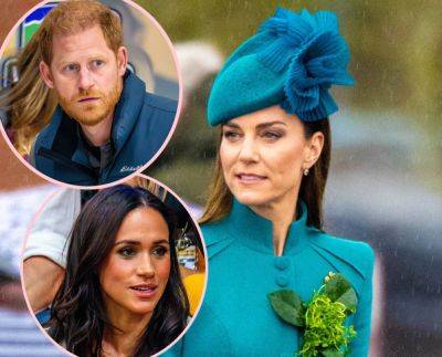 'They Had No Idea': Prince Harry & Meghan Markle Found Out About Princess Catherine’s Cancer Diagnosis With ‘The Rest Of The World’! - perezhilton.com - New York