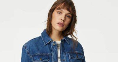 Marks & Spencer's new £45 denim shacket ‘looks expensive' and 'pairs well with summer dresses’ - www.ok.co.uk