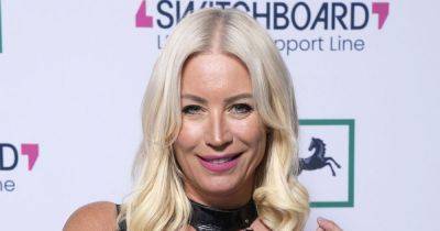 Denise Van Outen, 49, poses in risqué bondage-inspired outfit to party with stars - www.ok.co.uk