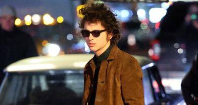 Timothee Chalamet Films Late-Night Scenes for Bob Dylan Biopic 'A Complete Unknown' in NYC - www.justjared.com - New York