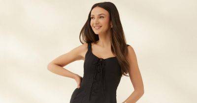 Michelle Keegan's new £60 Very corset dress will give you a House of CB-like look for £110 less - www.ok.co.uk