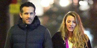 Blake Lively & Ryan Reynolds Cuddle Up During Date Night in NYC - www.justjared.com - New York