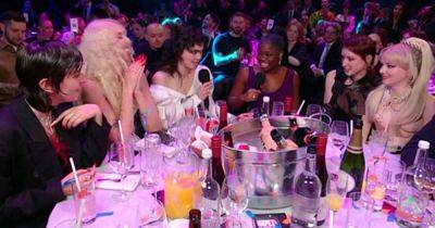 ITV Brit Awards viewers 'shook' as winner's 'breasts on show' at table with Clara Amfo - www.dailyrecord.co.uk - Britain - county Aurora - county Roberts - state Georgia - county Davie
