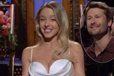 Sydney Sweeney Addresses Glen Powell Affair Rumors On SNL -- As He Cheers From The Audience! Highlights Here! - perezhilton.com