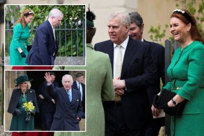 Disgraced Prince Andrew attends Easter service with King Charles, Queen Camilla - nypost.com - Britain - Greece - county Andrew - county Prince Edward