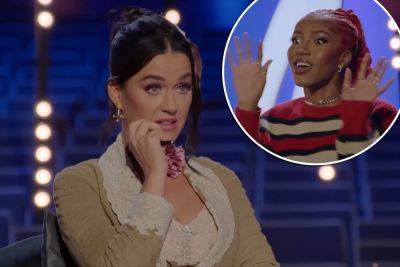 Katy Perry cringes in horror as ‘American Idol’ contestant sings ‘I Kissed a Girl’ - nypost.com - USA - state Massachusets