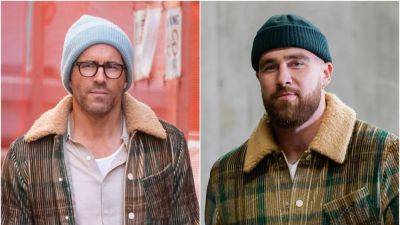 Travis Kelce and Ryan Reynolds Have the Same Exact Plaid Jacket, and I Have Questions - www.glamour.com - Kansas City