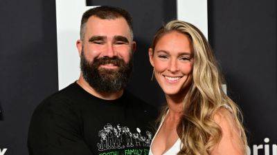 Jason Kelce Tearfully Recalled Meeting His Wife Kylie Kelce at His Retirement Press Conference - www.glamour.com