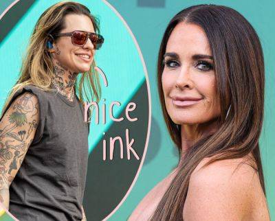 Kyle Richards Gets ANOTHER Tattoo For 'Friend' Morgan Wade! - perezhilton.com