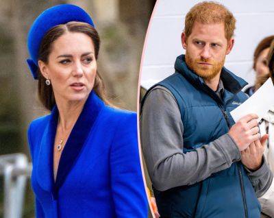 Princess Catherine Wants ‘Nothing To Do’ With Prince Harry -- Who Hasn't Reached Out During Her Recovery! - perezhilton.com