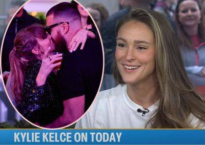 Kylie Kelce Comments On Travis' Relationship With Taylor Swift In Rare Interview Comment! - perezhilton.com - Las Vegas - Taylor - county Guthrie - county Swift - Kansas City