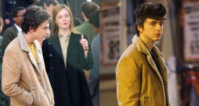 Timothee Chalamet & Elle Fanning Film Scenes for Bob Dylan Biopic 'A Complete Unknown' in New Jersey - www.justjared.com - New Jersey