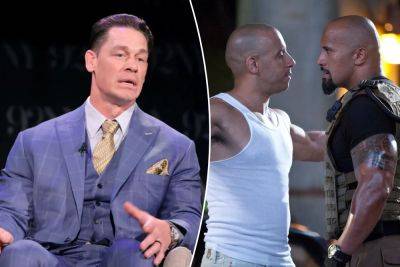 John Cena dishes on Dwayne Johnson and Vin Diesel’s ‘Fast’ feud: ‘Two very alpha, driven people’ - nypost.com