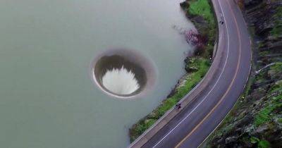 Horrifying 75ft 'portal to Hell' opens up in lake with huge spinning vortex - www.dailyrecord.co.uk - California - county Valley - Lake - county Napa
